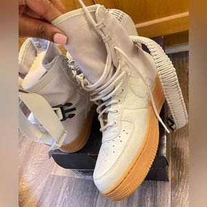 High Top Nike Air Forces.